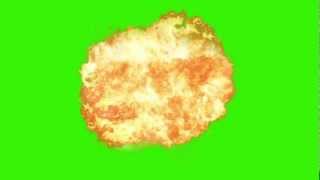 Explosion croma key green screen [upl. by Fradin898]