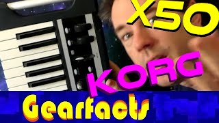 Korg X50 Synthesizer Sensible SERIOUS synthing [upl. by Nie164]