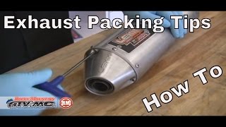 How To Repack a MotorcycleATV Exhaust Silencer [upl. by Suiramed327]