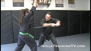 Freestyle Katana Forms Japanese Sword Katas [upl. by Enyaht]