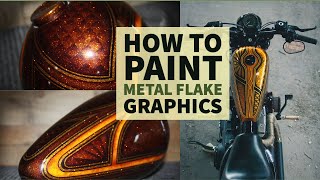 How to Paint Candy Metal Flake Panel Graphics [upl. by Aray]