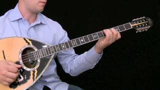 Bouzouki Lesson  FMajor scale motifs on the Kalamatiano rhythm [upl. by Adnical702]