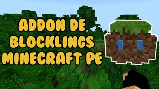 ADDON DE BLOCKLINGS PARA MINECRAFT PE [upl. by Ertnom]