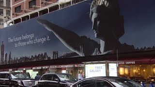 Billboard Ad Showing Statue of Liberty Giving Nazi Salute Sparks Outrage [upl. by Tullius840]