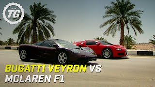 Bugatti Veyron vs McLaren F1  Top Gear [upl. by Lockhart309]