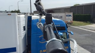 Migrant Crisis At Calais Live Coverage Inside Lorry Cab [upl. by Jessy181]