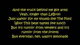 NERD ft Rihanna  Lemon Lyrics On Screen [upl. by Eiralav]