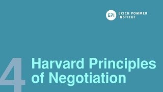 The Harvard Principles of Negotiation [upl. by Sim]