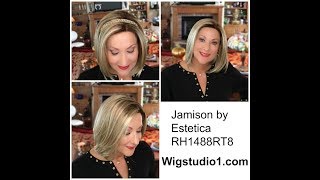 Estetica Designs JAMISON wig review  RH1488RT8  Crazy Wig Lady [upl. by Elizabeth]