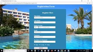 How To Create Registration Form In Html and Css  How To Design Registration Form Using Html and Css [upl. by Roach]