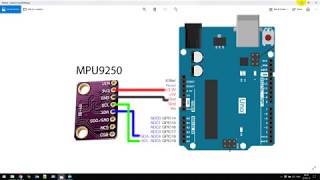 Arduino MPU9250 [upl. by Hagile240]