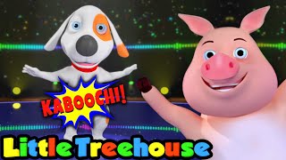 Kaboochi  Dance Song for Babies  Music for Kids  Cartoon videos by Little Treehouse [upl. by Ahtilat]