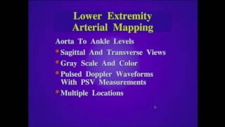 Doppler Evaluation of Peripheral Arterial Disease [upl. by Lerner]