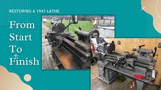 South Bend Lathe Restoration  Start to Finish [upl. by Lillie]