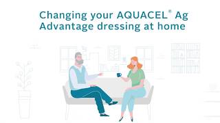 AQUACEL® Ag Advantage dressing removal and application instructional video [upl. by Seumas]