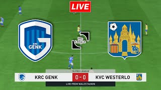 🔴KRC Genk vs KVC Westerlo  Belgian Pro League Match [upl. by Anieral]