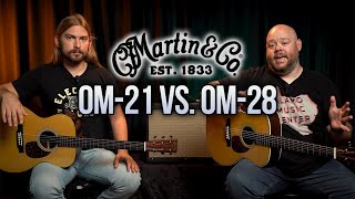 Martin OM21 vs OM28  Whats The Difference [upl. by Ihtak959]