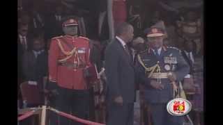 The handing over of power to Uhuru Kenyatta as 4th President of Kenya [upl. by Lenahs843]