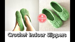 How to Crochet Indoor Slippers [upl. by Ayifa]