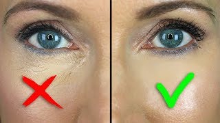 How to STOP Under Eye Concealer Creasing Mature Skin [upl. by Ettenel723]