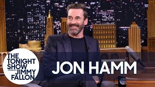 Jon Hamm Does a SpotOn Impression of Ray Romano Playing Golf [upl. by Akeinahs]