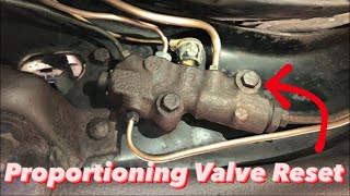 GM Proportioning Valve Reset [upl. by Ahsoj]