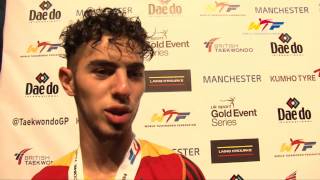 SILVER  ACHAB JAOUAD BEL  2014 WTF WORLD TAEKWONDO GRAND PRIX SERIES 3 [upl. by Hazem]