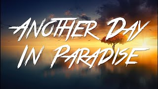 Another Day In Paradise  Phil Collins Lyrics HD [upl. by Eirol]