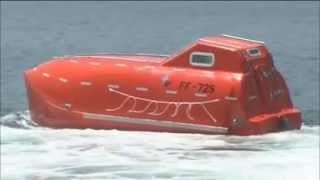 Lifeboat Launched from 30 Meters Up [upl. by Neeruan]