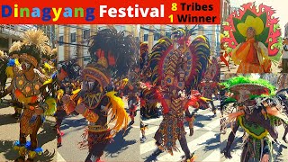 Dinagyang Festival 2020 in Iloilo Philippines  ALL 8 TRIBE SREET DANCES [upl. by Attelahs]