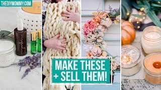 10 Crafts to MAKE amp SELL  The DIY Mommy [upl. by Haven]