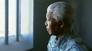 MANDELA BACK IN HIS ROBBEN ISLAND CELL  BBC NEWS [upl. by Etiam]