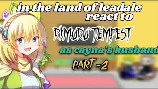 in the land of leadale react to Rimuru tempest  AU in the description [upl. by Spalla135]