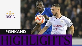 HIGHLIGHTS KRC Genk  RSC Anderlecht  20222023 [upl. by Eeliram]