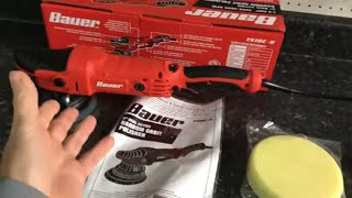 Harbor Freight Bauer 20mm Long Throw Polisher [upl. by Ahseirej]