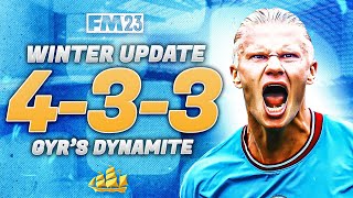 433 TACTIC FOR FM23 WINTER UPDATE [upl. by Ahsropal]