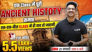 SSC 2024  COMPLETE ANCIENT HISTORY IN ONE CLASS BY AMAN SIR  SSC CGL  CHSL  RAILWAY  SSC LAB [upl. by Chen755]