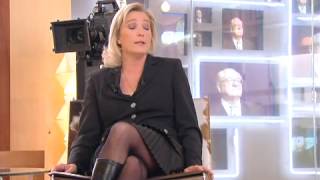 En aparté avec Marine Le Pen le 06032007 [upl. by Wendye467]