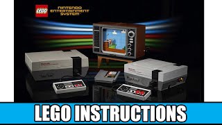 LEGO Instructions How to Build Nintendo Entertainment System  71374 LEGO SUPER MARIO [upl. by Zeeba]