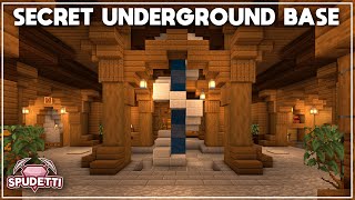 Minecraft How to Build a Secret Underground Base Tutorial 2021 [upl. by Tara]