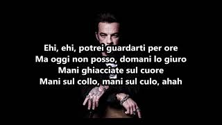 Salmo ft Nstasia  Il Cielo Nella Stanza Lyrics [upl. by Luemas]