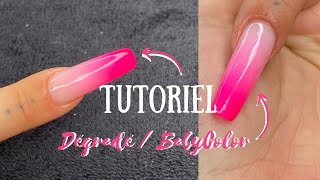 TUTO ONGLES  RÉALISER UN DÉGRADÉ  BABYCOLOR 🌸 [upl. by Eimmat163]