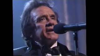 Johnny Cash  Folsom Prison Blues Live at The Grammys 1990 [upl. by Eninej]