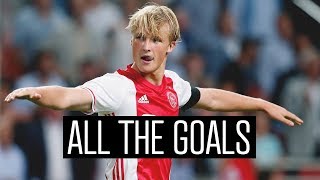 ALL THE GOALS  Kasper Dolberg  45 Ice Cold Finishes [upl. by Fablan251]