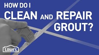 How Do I Clean and Repair Grout  DIY Basics [upl. by Raynard]