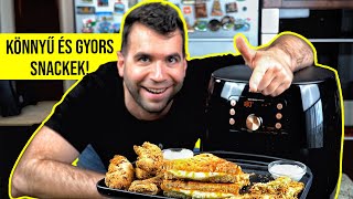 3 szupergyors AIRFRYER RECEPT [upl. by Calan]