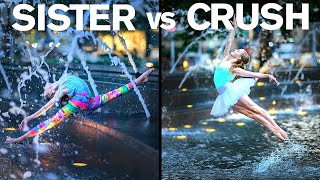 CRUSH vs Her SISTER Epic Photo Challenge [upl. by Tenn]