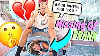 MISSING GIRLFRIEND PRANK ON BOYFRIEND HE CALLED THE COPS [upl. by Tye]