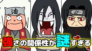 大蛇丸・自来也・イタチの強さ関係が「イザナミだ」レベルで理解しにくい件【NARUTO‐ナルト】 [upl. by Edlin]