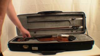 Stentor Conservatoire Violin Outfit unboxing [upl. by Amirak]